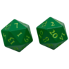 UP - D20 - HEAVY METAL - VIVID - Green