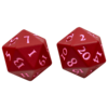 UP - D20 - HEAVY METAL - VIVID - Red