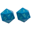 UP - D20 - HEAVY METAL - VIVID - Teal