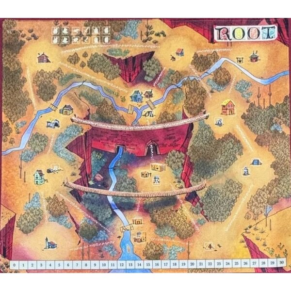 Leder Games ROOT - PLAYMAT - Marsh/Gorge