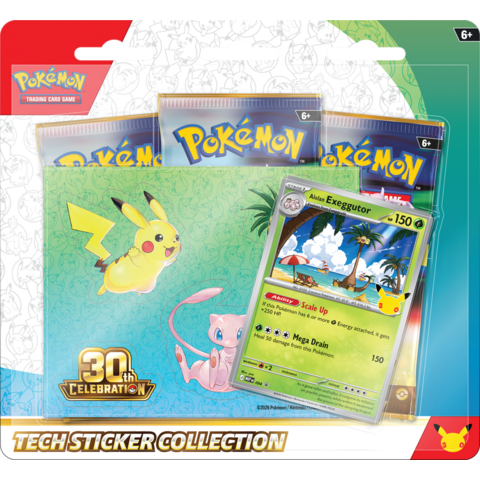16 SEPT - POKEMON - 30TH CELEBRATION - Tech Sticker