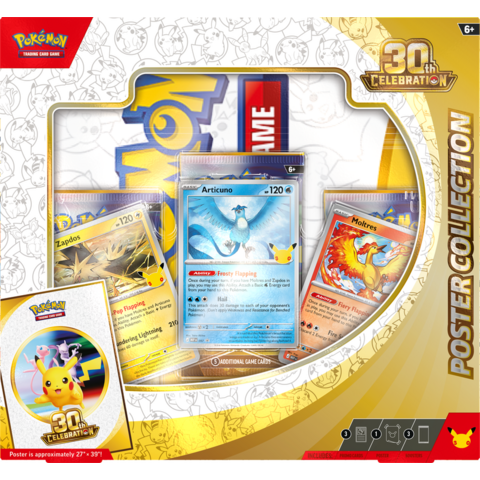 16 SEPT - POKEMON - 30TH CELEBRATION - Poster Collection