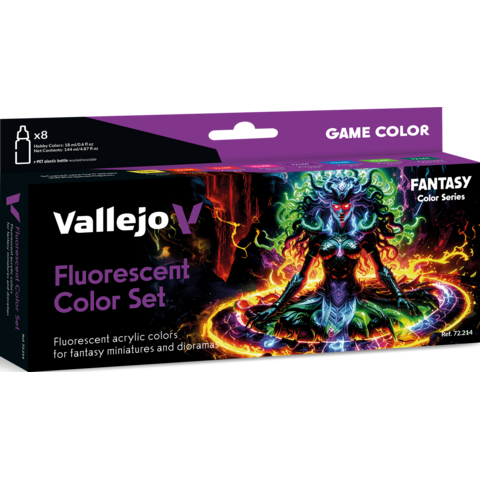 VALLEJO - GAME COLOR - Fluorenscent Set
