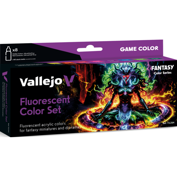 Vallejo VALLEJO - GAME COLOR - Fluorenscent Set