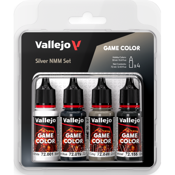 Vallejo VALLEJO - GAME COLOR - NON METALLIC - Silver