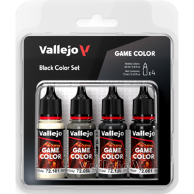 Vallejo VALLEJO - GAME COLOR - Black Set