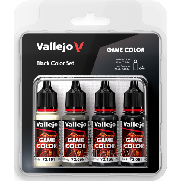 Vallejo VALLEJO - GAME COLOR - Black Set