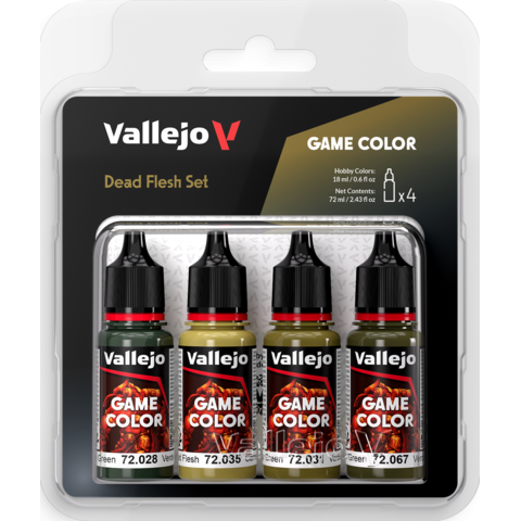 VALLEJO - GAME COLOR - Dead Flesh Set
