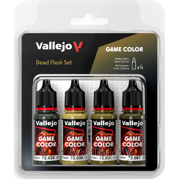 Vallejo VALLEJO - GAME COLOR - Dead Flesh Set