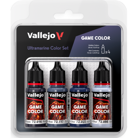 VALLEJO - GAME COLOR - Ultramarine Set