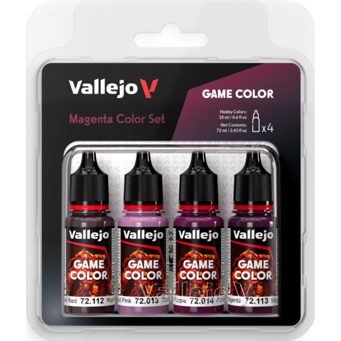VALLEJO - GAME COLOR - Magenta Set