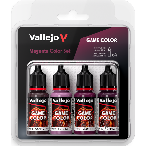 Vallejo VALLEJO - GAME COLOR - Magenta Set