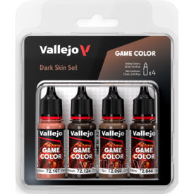 Vallejo VALLEJO - GAME COLOR - Dark Skin Set