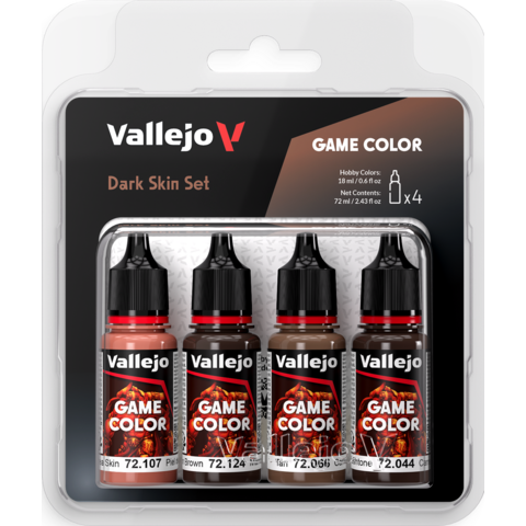 VALLEJO - GAME COLOR - Dark Skin Set