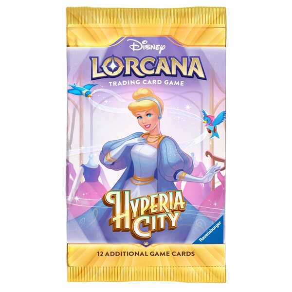 Ravensburger 23 OCT - DISNEY LORCANA - HYPERIA CITY - Booster Pack