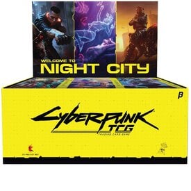 Cyberpunk 30 SEPT - CYBERPUNK - TCG - BETA - WELCOME THE NIGHT CITY - Booster Box