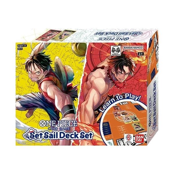 Bandai 18 SEPT - ONE PIECE - SD01 - LEARN TO PLAY - Set Sail Deck Set