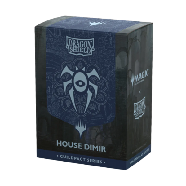Arcane Tinmen DRAGON SHIELD - SLEEVES (100ct) - DUAL MATTE - MTG - GUILDPACK - House Dimir