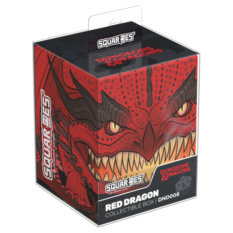 UG - DECK BOX (100+) - SQUAROES - DND - Red Dragon
