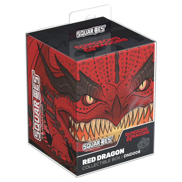 Ultimate Guard UG - DECK BOX (100+) - SQUAROES - DND - Red Dragon