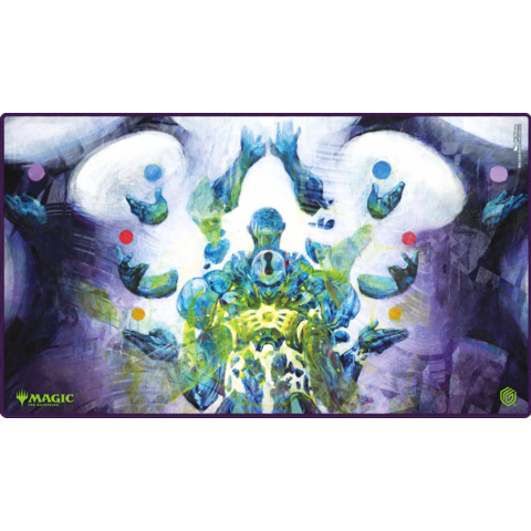 UG - PLAYMAT - MTG - REALITY FRACTURE - Avatar of Burgeoning Echoes