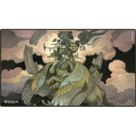 UG - PLAYMAT - MTG - REALITY FRACTURE - Sphinx of False Conclusion