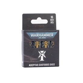 Warhammer 40k 17 OCT - 40K - ADEPTUS CUSTODES - Dice Set