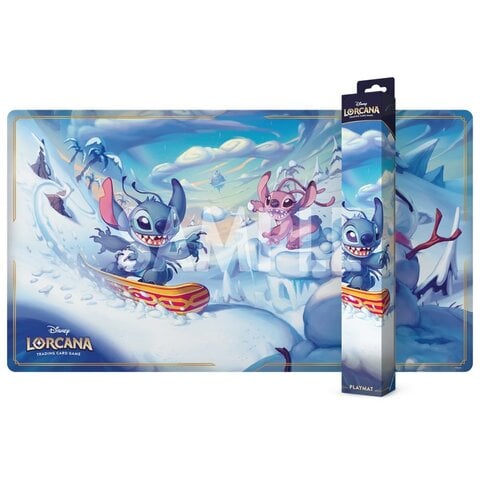 23 OCT - DISNEY LORCANA - PLAYMAT - Snowboarding Stitch