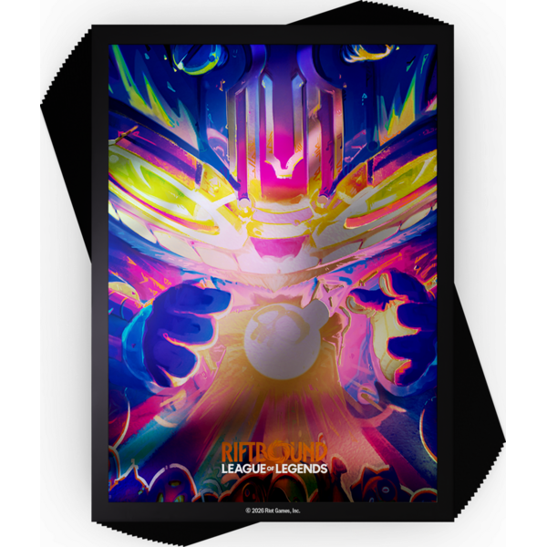 Riftbound 23 OCT - RIFTBOUND - LEAGUE OF LEGENDS - SLEEVES (100ct) - RADIANCE - Ziggs