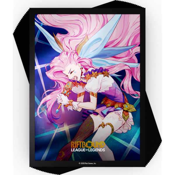 Riftbound 23 OCT - RIFTBOUND - SLEEVES (100ct) - LEAGUE OF LEGENDS - RADIANCE - Seraphine