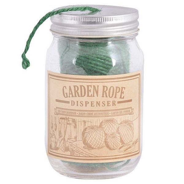 Esschert Rope in Jar Dispenser