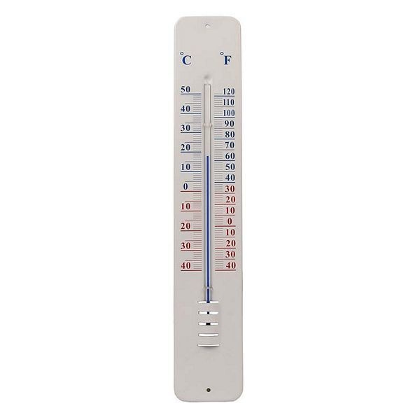 Esschert Thermometer on Wallplate 45cm