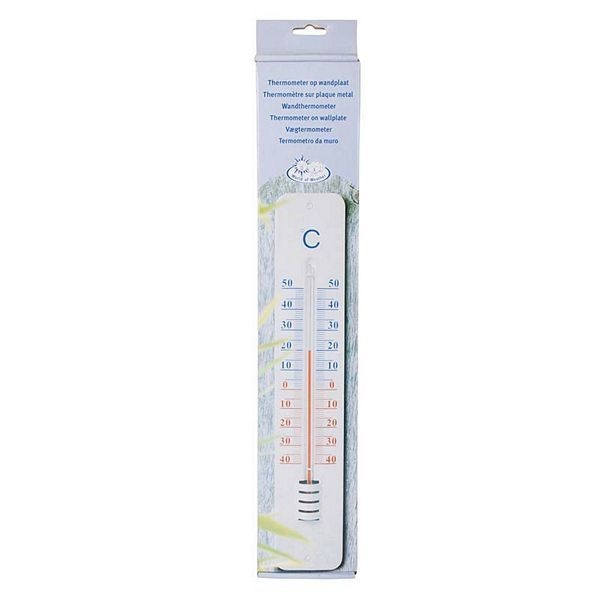 Esschert Thermometer on Wallplate 45cm