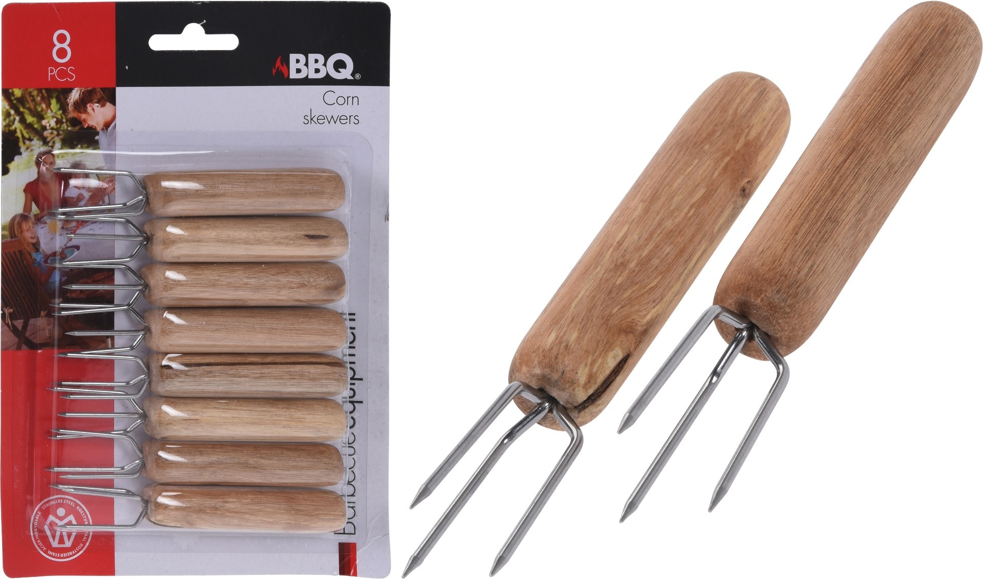 BBQ Devil Corn on the Cob Holders 8pcs