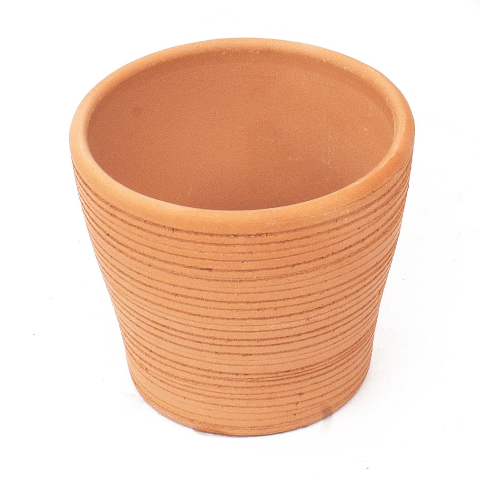 Nessa pot- Coloured Terracotta - h6,5xd7cm