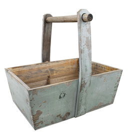 Dijk Wooden basket 33x24x13/31cm