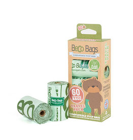 Beco Pets Unscented Compostable Travel Bags x60