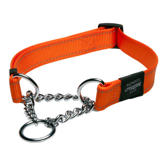 Rogz Utility - Collar - Half-Check Medium (12-18")