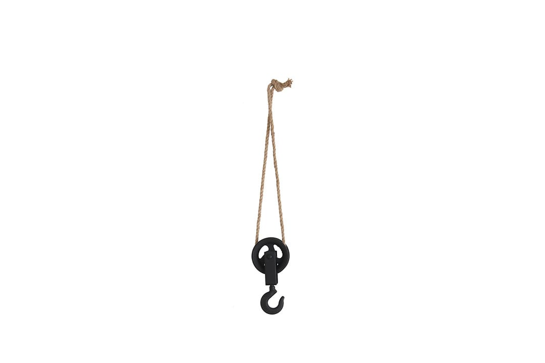 Dijk Pulley on Rope Iron