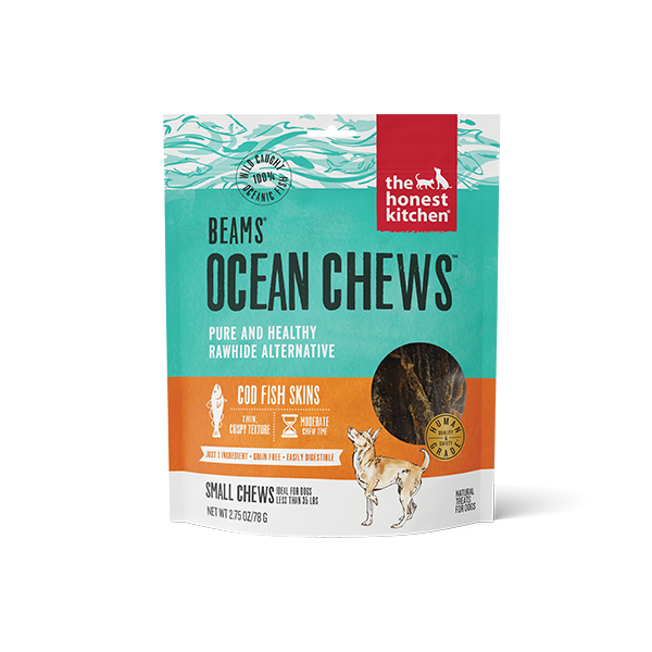 Honest Kitchen HK Dog Beams Ocean Chews Cod Fish Skins