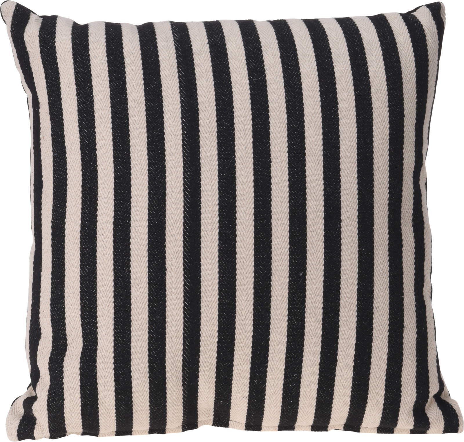 Koopman Cushion 45X45Cm Black Stripe