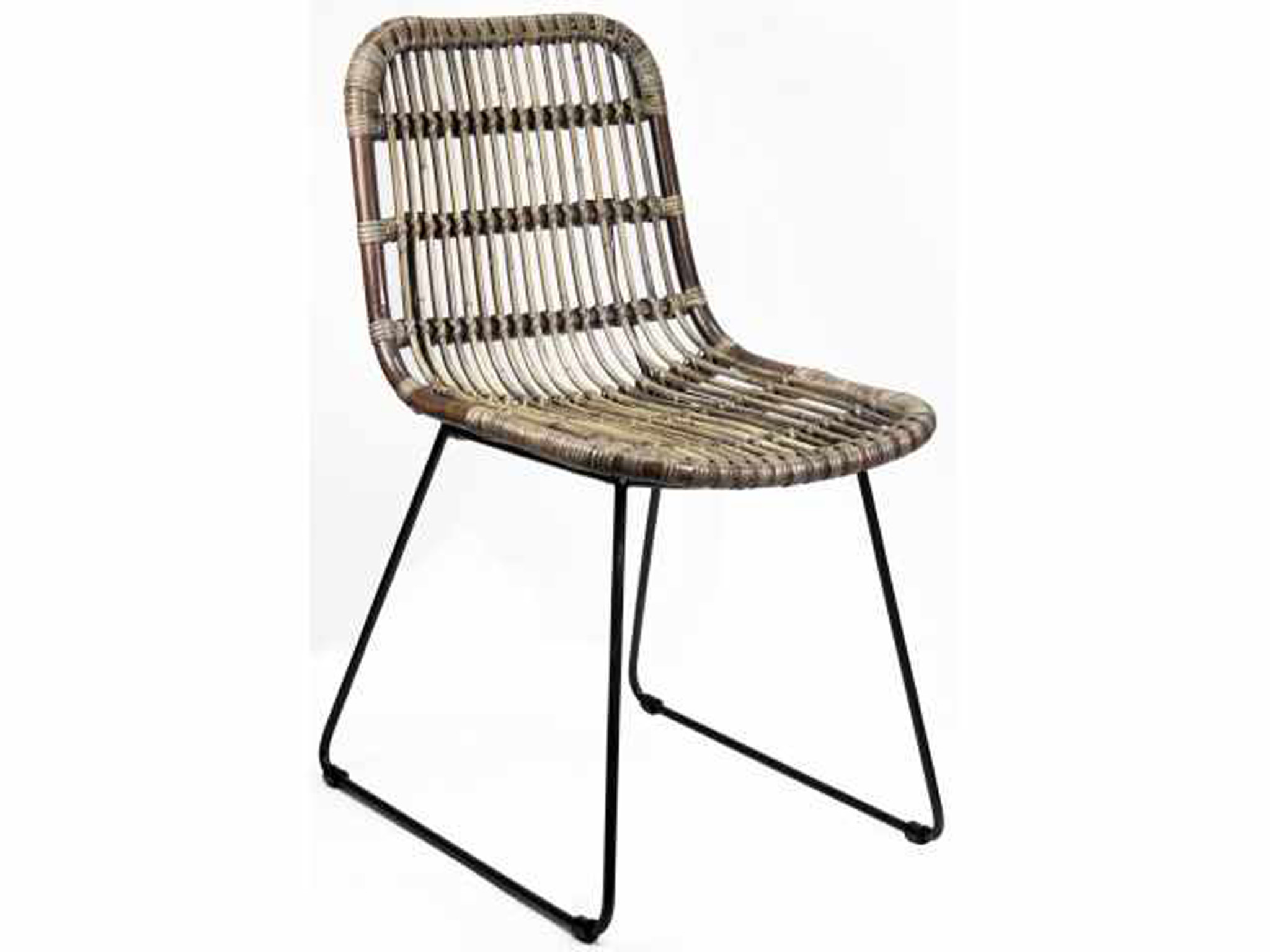 Van der Leeden Mandwerk Dining Chair Iron Brown 46X57H84cm