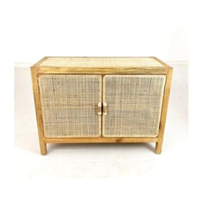 Van der Leeden Mandwerk Cabinet Webbing/Wood 100X40H65cm