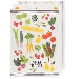 Danica Tea Towel - Baker's Flour/Farm Market -Set of 3