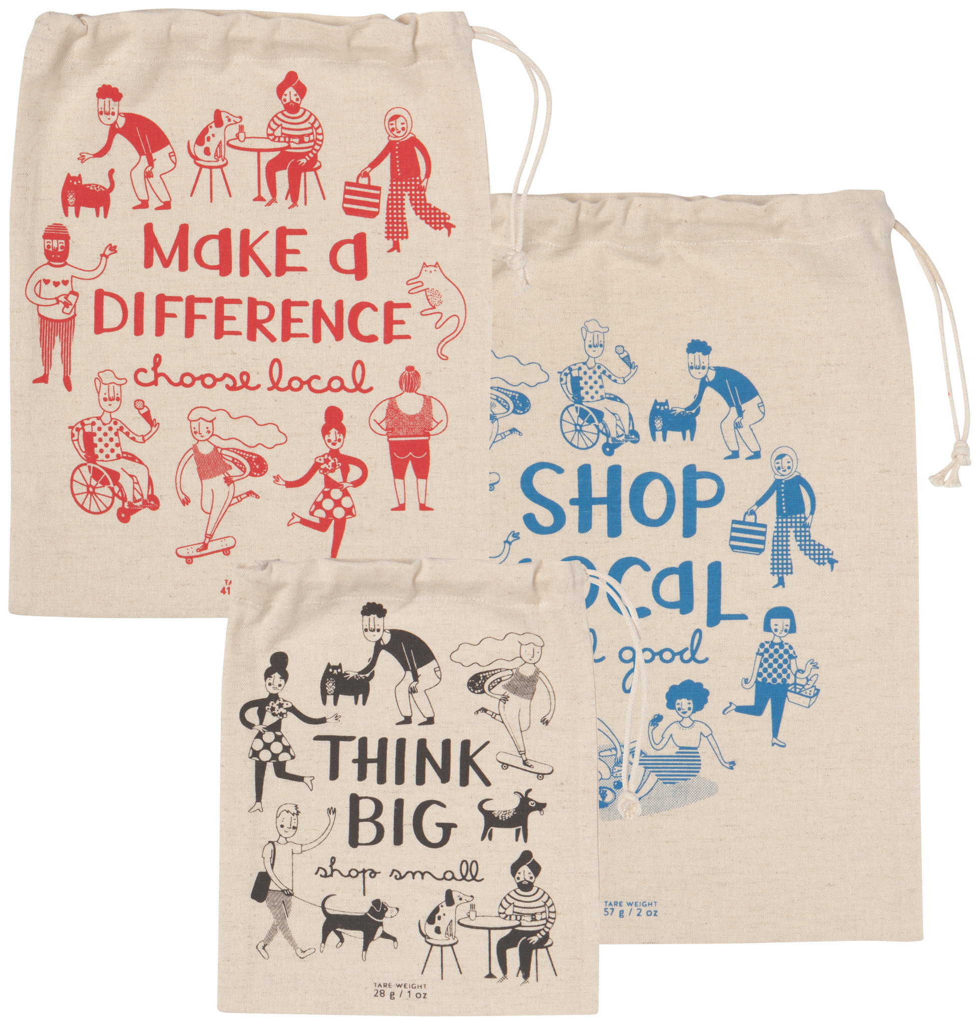 Danica Danica - Shop Local Produce Bags - Set/3