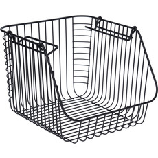 Koopman Basket Metal Black 29X27X21Cm