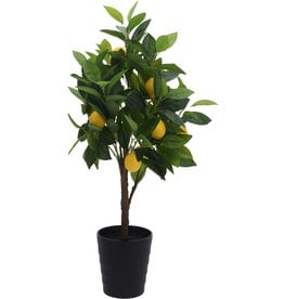 Koopman Artificial - Lemon Tree In Pot 70Cm