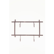 Dijk Coat Rack Metal - Black - 38x7.5x22.5cm