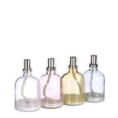 Mica Glass Oil Lamp 4 assorted - h21.5xd11cm