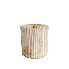 Dijk Ribbed Pot Teak